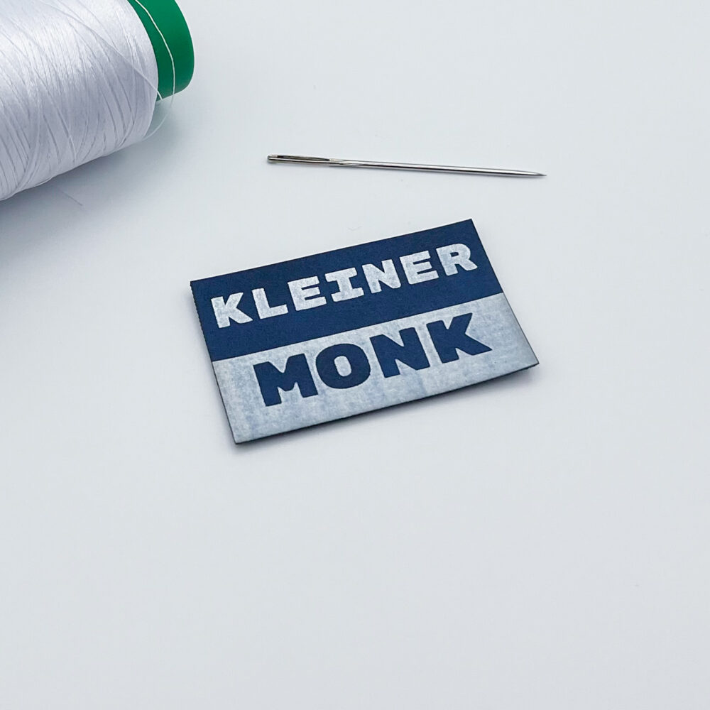 Kunstleder-Label Kleiner Monk