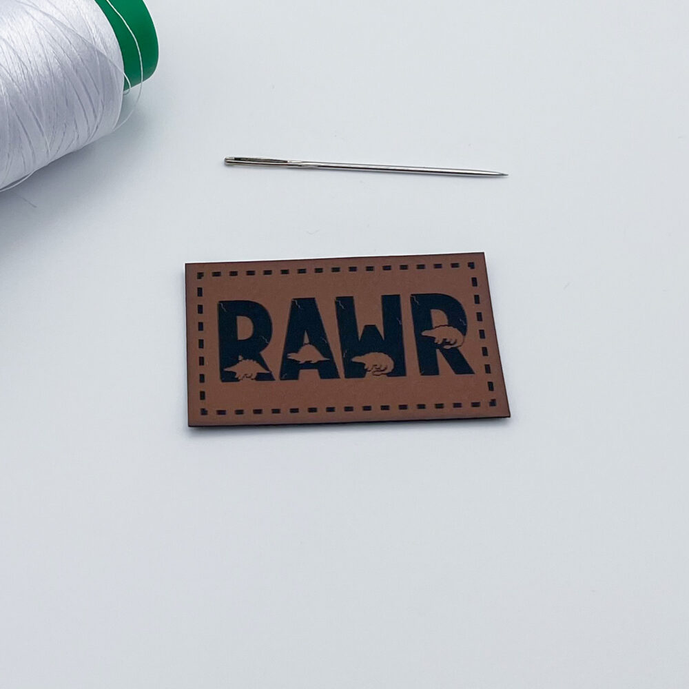 Kunstleder-Label RAWR