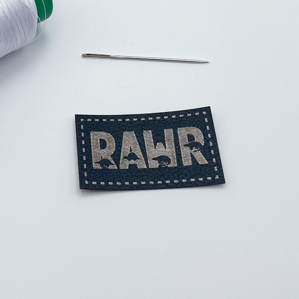 Kunstleder-Label RAWR