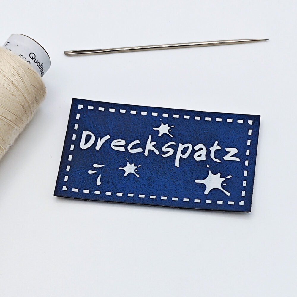 Kunstleder-Label Dreckspatz