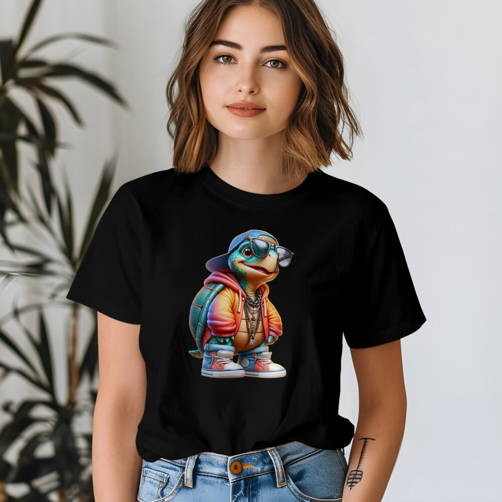 Bügelbild Streetwear Schildkröte 2