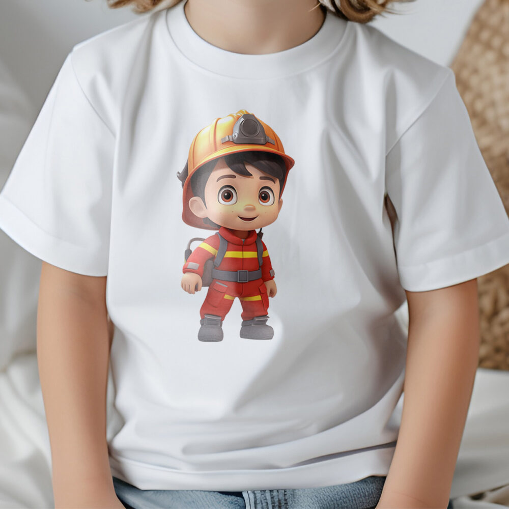 Bügelbild Kleiner Feuerwehr-Mann